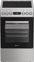 B5V8LMX Elektroherd mit Kochfeld silber lackiert, 60 l, 50 cm breit, A