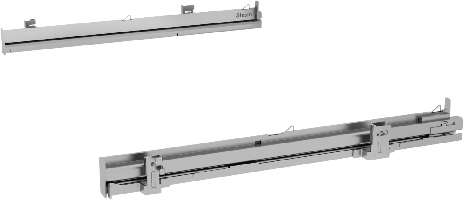 Image of Z1608DX0 Clip-Vollauszug edelstahl