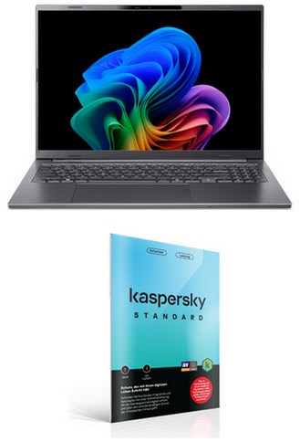 Image of Aspire 16 AI (A16-61M-R194) 40,64 cm (16") Notebook steel gray inkl. Standard ENV (Attach)