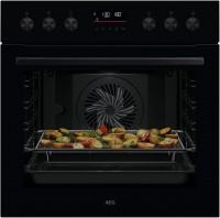 OU5PE40AK Einbau Elektro-Herd schwarz, 71 l, Pizza-Stufe, schnelles Vorheizen, Heißluftgrill, 59,5 cm breit, A+, Serie 5000