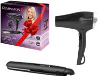 D 5215 GP Geschenkpaketset Haartrockner + Haarglätter Set schwarz