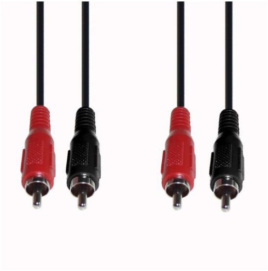 B 33/2 Cinchkabel (2,5m) schwarz