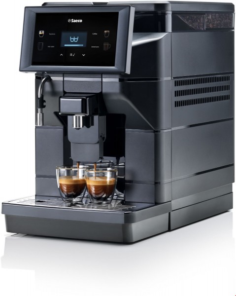Aurora B1 Kaffee-Vollautomat mattschwarz, Stahl-Kegel-Mahlwerk, 2,5 l