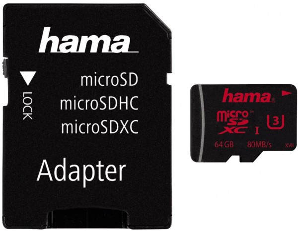 microSDHC (64GB) UHS Speed Class 3