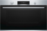 VBD5780S0 Einbaubackofen edelstahl, 85 l, Pizza-Stufe, schnelles Vorheizen, pyrolytische Selbstreinigung, 89,6 cm breit, A+
