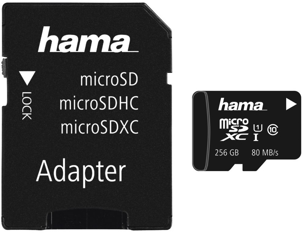 microSDXC (256GB) Class 10 +Adapter Speicherkarte