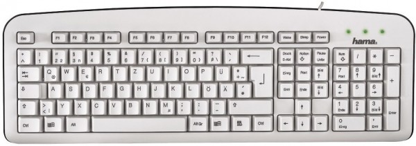 Hama Basic Keyboard K 210 weiß EURONICS 