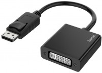Video-Adapter DisplayPort-Stecker>DVI-Buchse schwarz