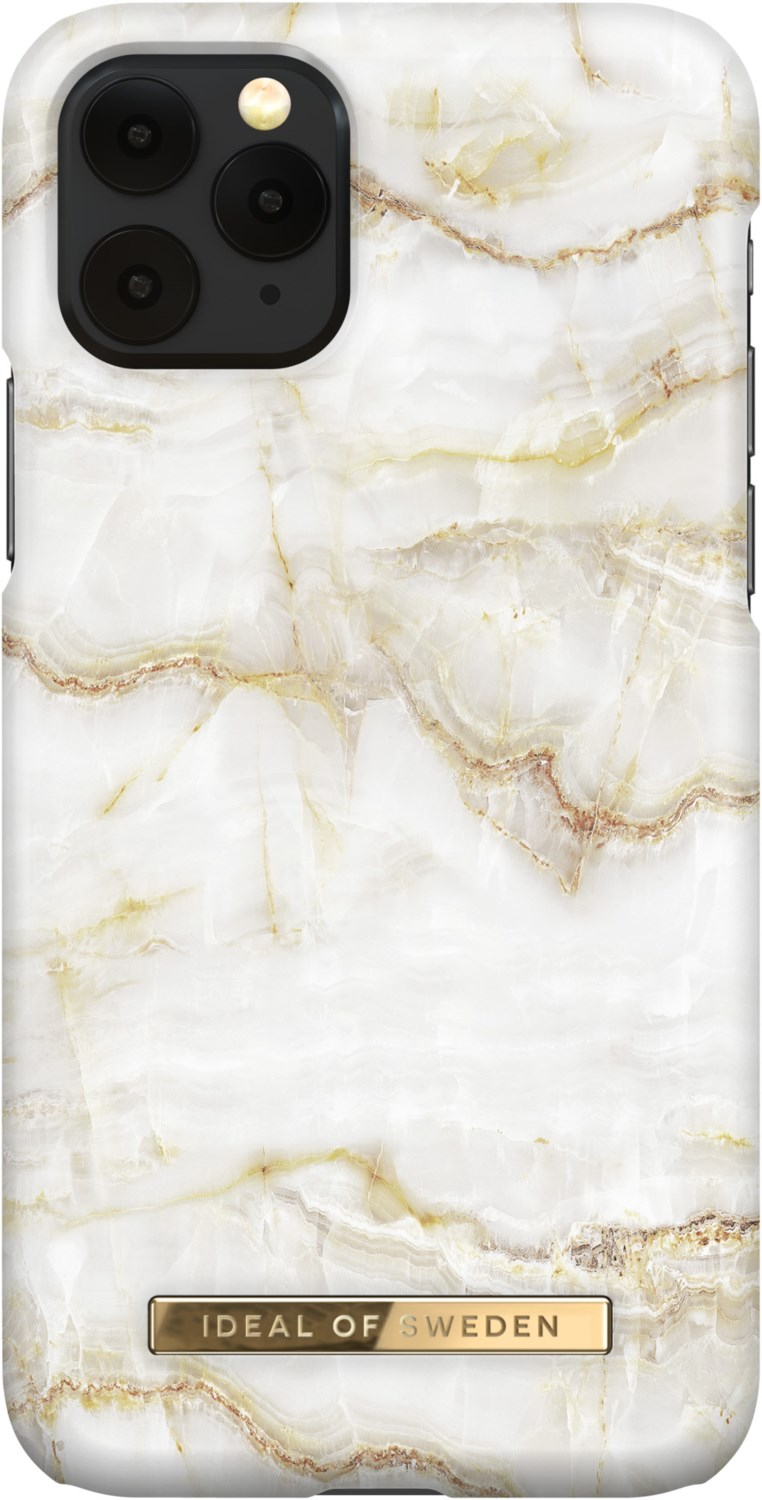 Fashion Case für iPhone 11 Pro golden pearl marble