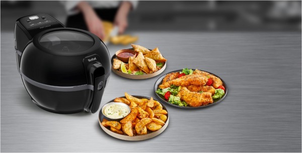 Tefal FZ7228 Actifry Extra Heißluft-Fritteuse Schwarz | EURONICS