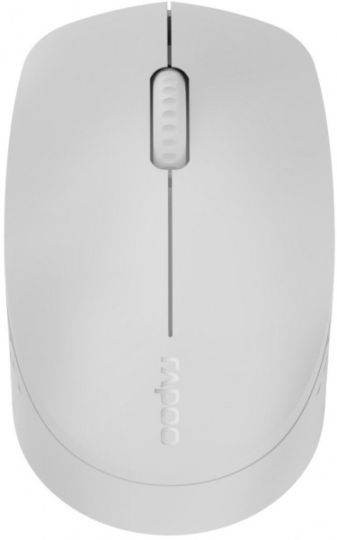 M100 Silent Kabellose Maus hellgrau