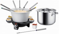 48645 Elegance Fondue schwarz/silber