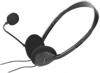 Stereo Headset PC-Headset schwarz