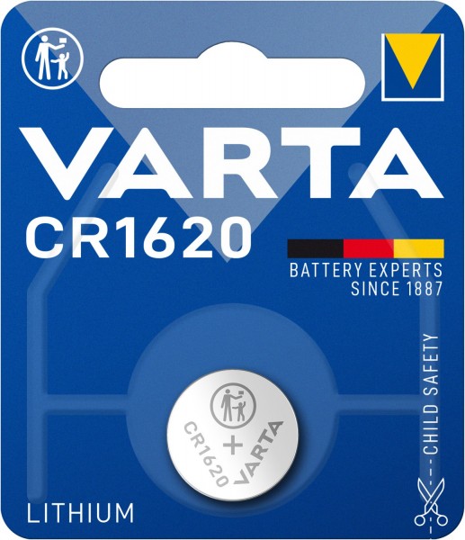 CR1620 1er Blister Knopfzelle
