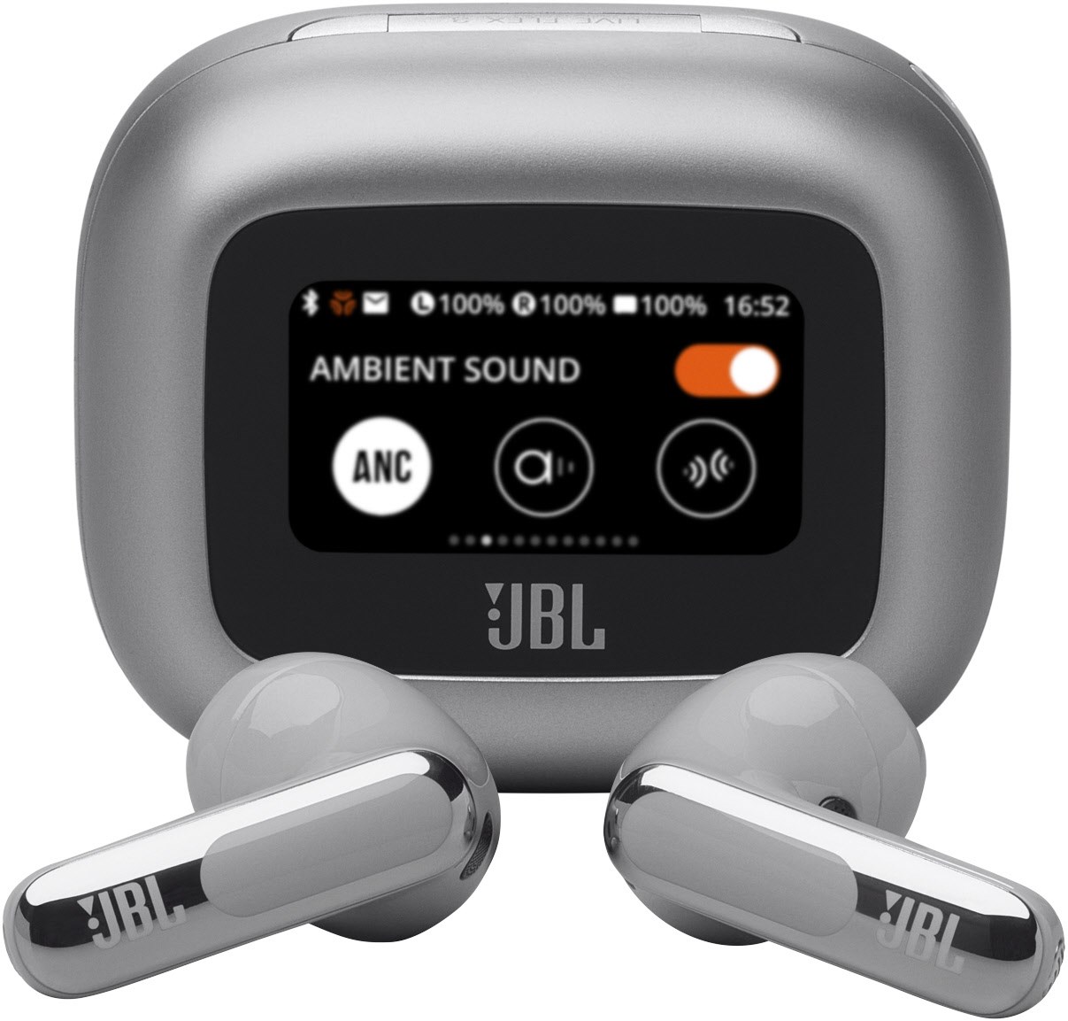 Image of JBL LIVE Flex 3 True-Wireless In-Ear Bluetooth Kopfhörer silber Noise Cancelling