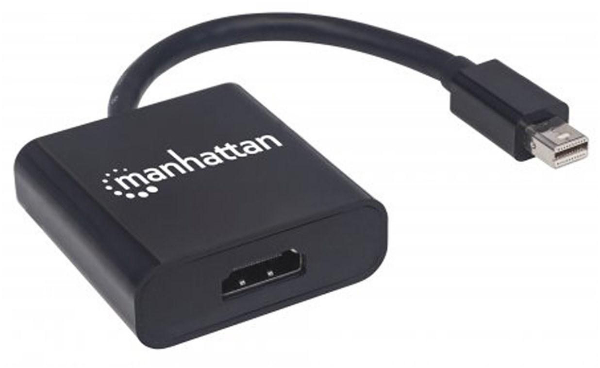 Aktiver Mini-DP > HDMI-Adapter 4K schwarz