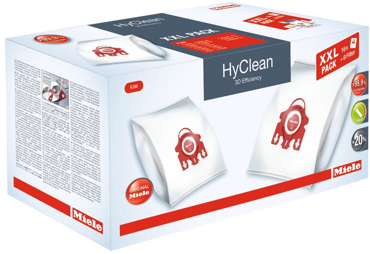 XXL-Pack FJM HyClean 3D Efficiency Staubsaugerbeutel