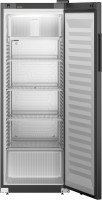 MRFvg 3501-20 Flaschenkühlschrank stahl/schwarz