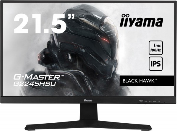 G-Master G2245HSU-B2 55 cm (21") Gaming Monitor mattschwarz, Widescreen Full HD (1920x1080), 1 ms Reaktionszeit