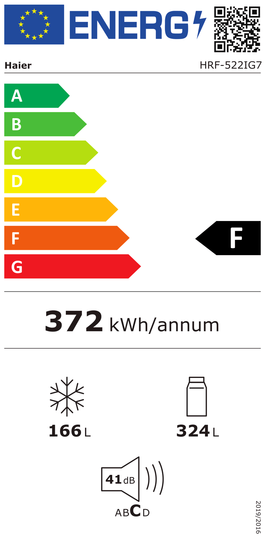 Haier HRF522IG7 KühlGefrierKombination silber / F EURONICS