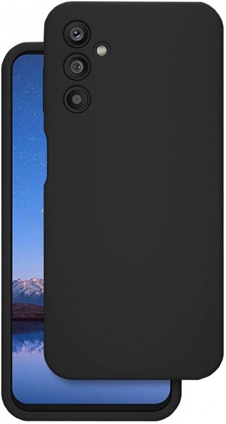 Cupertino Silicone Case für Galaxy A14 schwarz