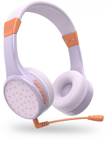 Teens Guard II kabelloser On-Ear Kopfhörer lila/orange