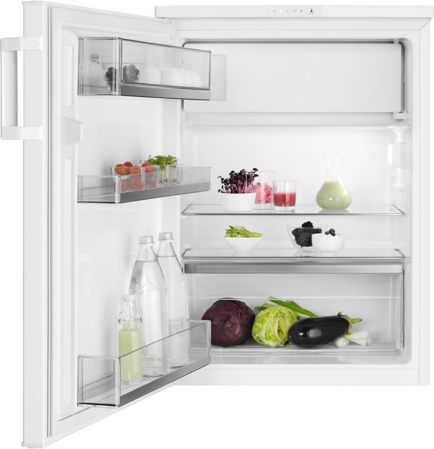 Santo RTB413E1AW Tischkühlschrank mit Gefrierfach weiß