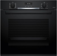 HBG337AB4 Einbaubackofen schwarz, 71 l, Pizza-Stufe, schnelles Vorheizen, Rückwand katalytisch beschichtet, 59,4 cm breit, A+, Serie 6