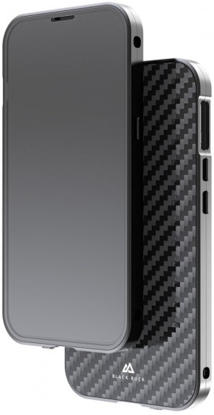 Cover 360° Glass Real Carbon, für iPhone 14 schwarz