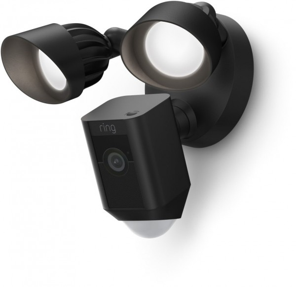 Floodlight Cam Wired Plus Outdoor-Überwachungskamera schwarz