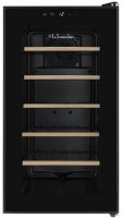 18SILENCE Weintemperierschrank schwarz