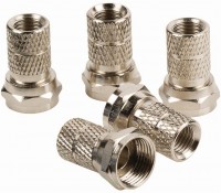 CSGB41903ME F-Stecker (5 Stk.) für 5,5-mm-Kabel