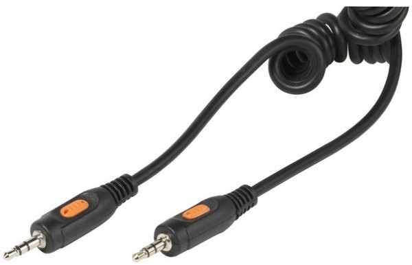 Spiralkabel 3,5mm Stecker 3,5mm Stecker