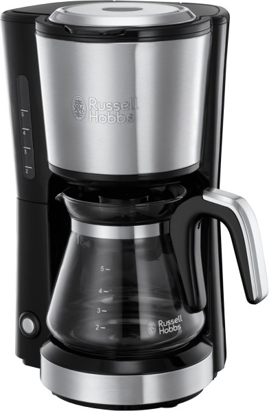 24210-56 Compact Home Mini-Glas-Filter-Kaffeemaschine edelstahl/schwarz