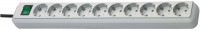 BN-1159350010 Steckdosenverl. (3m) 10-fach Eco-Line lichtgrau