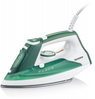 BA 3261 Dampfbügeleisen weiß/grün, 2400 W, 85 g/min Dampfstoß, 30 g/min Dampfproduktion, Edelstahl-Bügelsohle, 175 ml Wassertank, Anti-Kalk-System