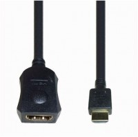 HDA 1 HDMI-Adapterkabel (0,2m) Stecker Typ-C > Kupplung Typ-A