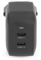 WGCHA45WBK GaN Netzladegerät (45W) 2x USB Type-C schwarz