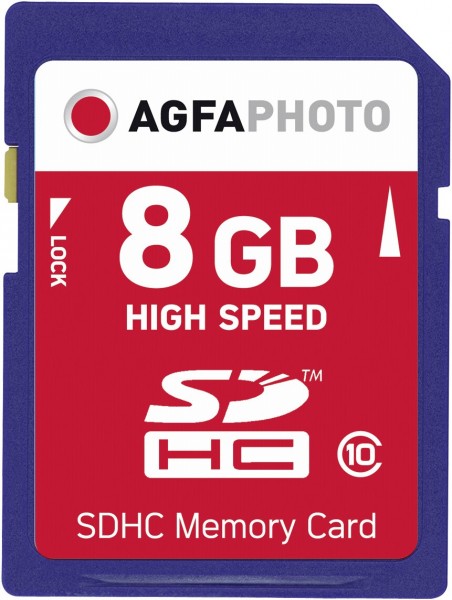 High Speed SDHC (8GB) Class 10 Speicherkarte