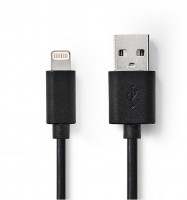 CCGB39300BK10 Lightning-Kabel (1m) schwarz Lightning-Stecker>USB-A-Stecker