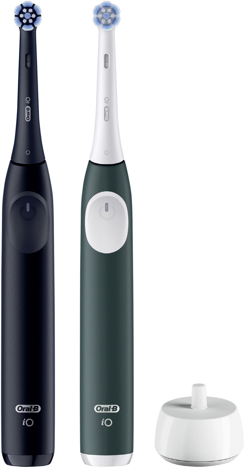 iO Series 2 Elektrische Zahnbürste mit 2. Handstück Night Black/Forest Green