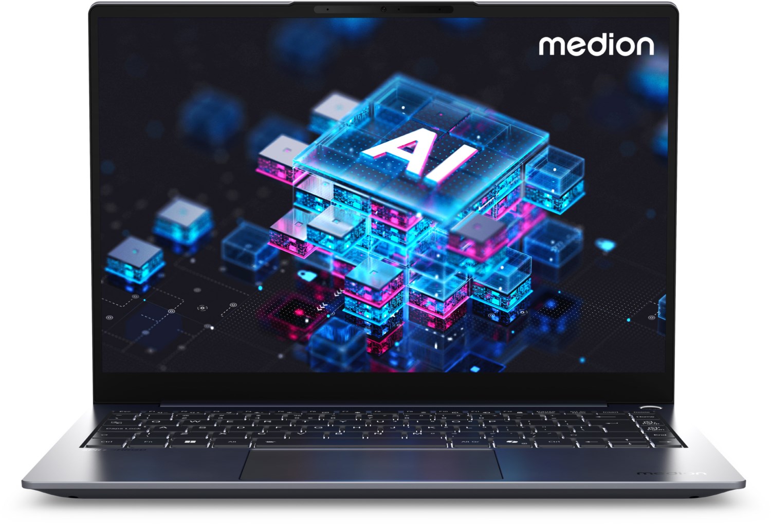 SPRCHRGD 16 S1 OLED (MD62744) 40,6 cm (16") Notebook precision grey, 32 GB RAM, 1000 GB SSD, Intel Core Ultra 7, Windows 11, QHD+ (2880x1800)
