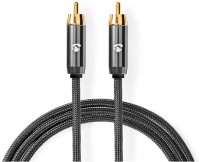 CATB24100GY30 Subwooferkabel Cinch-Stecker>Cinch-Stecker (3m) stahlgrau