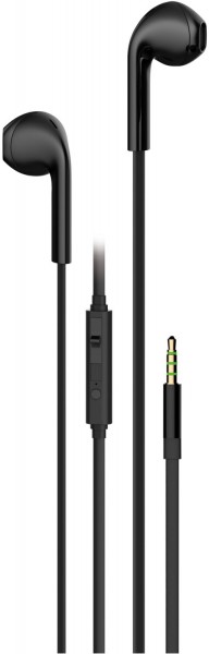 in ear Eggshape In-Ear-Kopfhörer mit Kabel schwarz