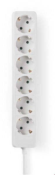 ESOC615F1WT Steckdosenleiste (1,5m) 6-fach weiß