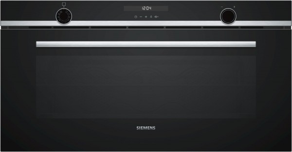 VB558C0S0 Einbaubackofen schwarz/edelstahl, 85 l, Pizza-Stufe, schnelles Vorheizen, rundum katalytische Selbstreinigungswände, 89,6 cm breit, A+