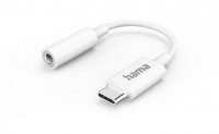 Aux-Adapter USB-C>3,5-mm-Klinke-Buchse weiss