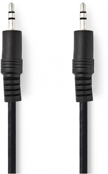 CAGP22000BK50 Klinkenkabel (5m) schwarz 3,5-mm-Stecker>3,5-mm-Stecker