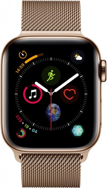 Apple Watch Series 4 40mm GPS 4G mit Milanaise Armband gold EURONICS