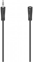 Audio-Verlängerungskabel (3m) 3,5-mm-Klinken-Stecker>Kupplung schwarz